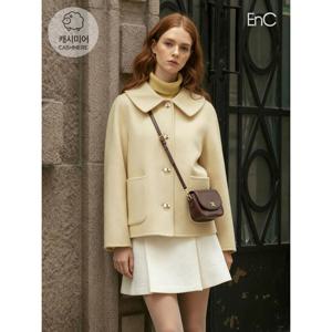 [이엔씨][ENC] 핸드메이드 골드버튼 스티치코트 (ENJH34T51A)