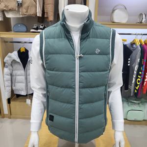 [루이까스텔]남성 니트배색 머스코비 덕다운 조끼 7MEJP010A