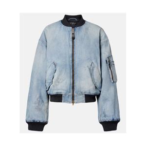 발렌시아가 크롭 데님 보머 재킷 P01118966