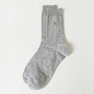 헤지스  26SS  남성 패턴 면혼방 장목양말 HZSS6E102G1