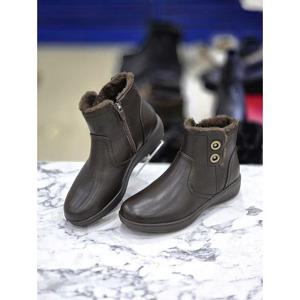 허시파피 세이브존05 여성4Cm경량통굽퍼앵클부츠 XZASEROR607