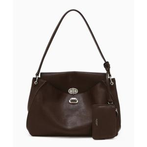 [질스튜어트ACC] [26SS][AUBE]가죽 오브 장식 숄더백 M 다크브라운JABA6E123W3