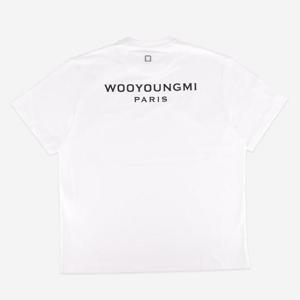 [우영미] 남성 Cotton Back Logo 반팔 티셔츠(W253TS07701W)