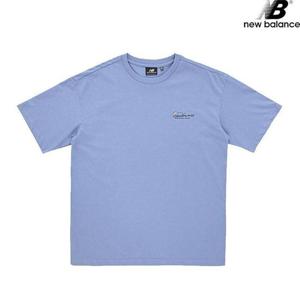 뉴발란스 NBNEB29043-BL 아이비 피크닉 반팔티 SEMI OVER 남녀공용 반팔티 티셔츠