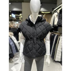 비티알 MG01 BTR 여성 겨울 후드 탈부착 패딩 조끼 BWV7546W