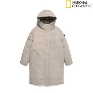 [내셔널지오그래픽 (행사)]남여공용 오로라 롱기장 구스 후디다운 N234UDW150