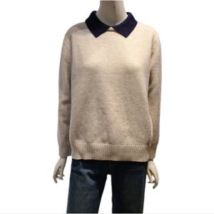 [숲]카라 배색 긴팔니트(SBALK3K)