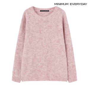 [미니멈][미니멈 에브리데이]데일리 라운드넥 루즈핏 니트 (EB4KT003D)