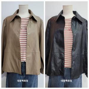 올리비아하슬러 DP01 인조 가죽 자켓 OHEWLT801