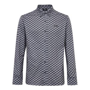 [와이드앵글] 남성 CO 모노그램 패턴 셔츠 WMU25451MK