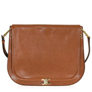 셀린느 26SS 여성 베사체 소프트 트리옹프 크로스백 소프트탠 123632T88 GFY5