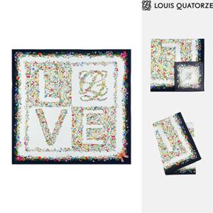 루이까또즈 화이트러브 코튼 스카프 2EHA940