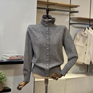 [반에이크]  VB5ZKCM321Z_콩버튼 폴라 가디건