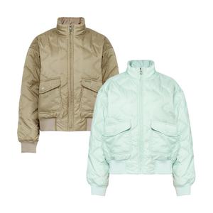 [와이드앵글] 여성 CO 고주파 퀼팅 봄버 자켓 L_WWP26191