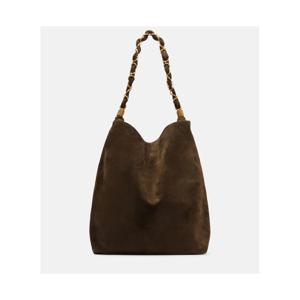 생로랑 Amalia 스웨이드 숄더 백 P01133816