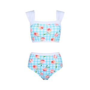 [레노마수영복]여성 피치샤링 비키니 LS2F303-BU