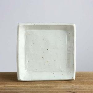 이천도자기 판주물럭 사각찬기 3호 16.5cm 식기 그릇