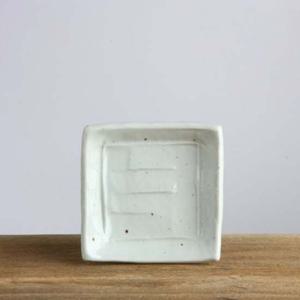 이천도자기 판주물럭 사각찬기 1호 12cm