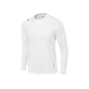 데상트 공용 러닝 퀵드라이 긴팔 티셔츠 AQ123RTL21-WHT0