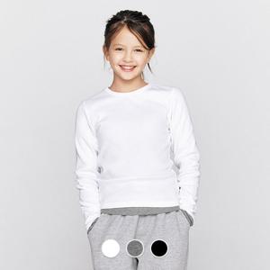 [지오다노주니어] 03326502 여아 코튼 립 긴팔티