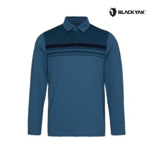 남성 기능성 스트라이프 카라 긴팔티 1BYKTSV002 NW