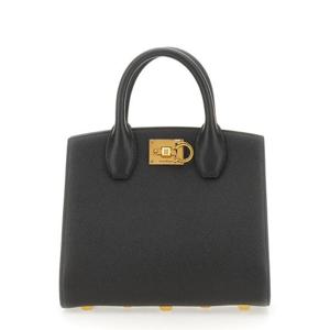 살바토레 페라가모 여성 블랙 STUDY BOX 토트백 750036_211424001
