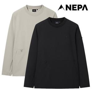 [네파] 25FW 남성 아웃도어 맨투맨 컴포 웜 우븐 티셔츠 7L55361