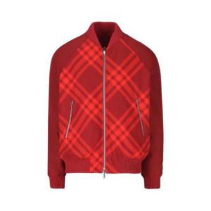 26 SS 버버리 체크 프린트 리버시블 봄버 자켓 레드 8078906