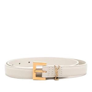 생로랑 모노그램 스퀘어 버클 가죽 벨트 554465BOO0W 9207