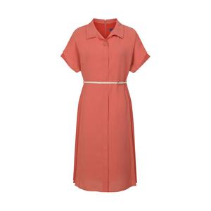 올리비아하슬러 블랙 오픈카라 벨티드 롱 원피스_OHCMOP206