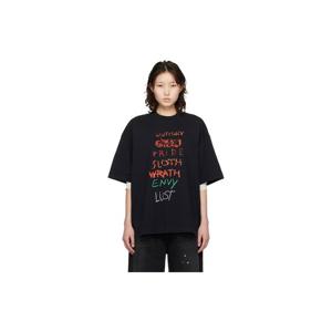 베트멍 티셔츠 블랙 7 신 티셔츠 261669F110011