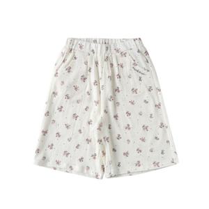 [밍크뮤HP](IV)모노플라워와이드팬츠 (36314-410-10)