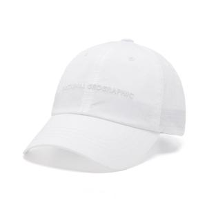 [내셔널지오그래픽키즈]K265KHA030 경량 나일론캡 WHITE