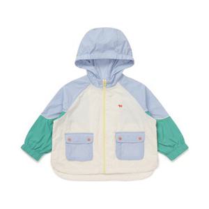 [백화점][블루독베이비] 26SS(블루)UV차단 컬러블럭점퍼 바람막이선물 (4611411003)