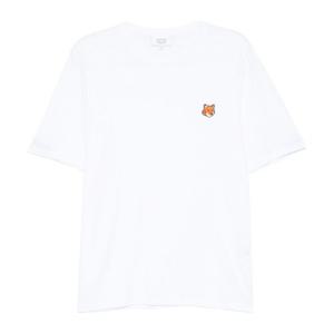 메종키츠네 폭스 헤드 체스트 로고 티셔츠 PM00107KJ7026 P100