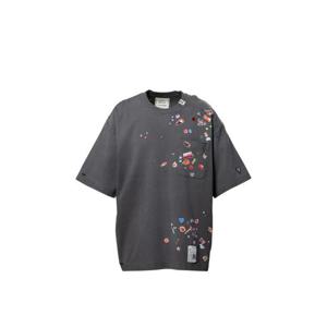 메종미하라야스히로 스티커 프린트 티셔츠 J16TS821