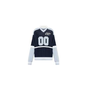 오프화이트 브이넥 니트 폴로 셔츠 44MHV008S26K001 001 TP973380623