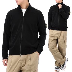 26SS 스톤아일랜드 XXL사이즈 럭키찬스 와펜 패치 울 집업 가디건 L1S155100011 S00B4 V0029