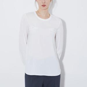 올리비아로렌 HC14 라운드 넥 블라우스 VOCNL4S2131