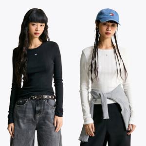 [공식][타미진스] 슬림 포인텔 립 롱슬리브 2종 택1 (T32F0TTO30TWT1)