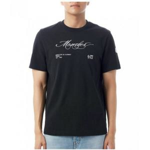 (명품) 몽클레어 자수 로고 코튼 티셔츠 8C00012