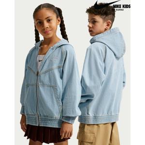 [나이키키즈(플레이키즈)]나이키 풀집 후드 데님 자켓 8-15세 A261JK306P