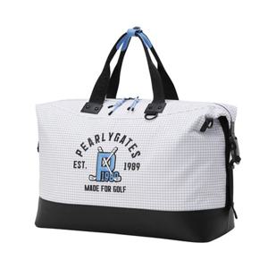 [파리게이츠] (511F1BB302)남성 엠보싱 로고 포인트 우븐 보스턴백