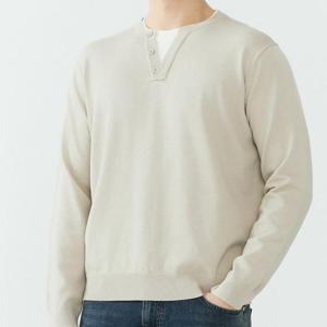 잠뱅이 동백01 남성 레이어드 니트 티셔츠 AQ1WSW206