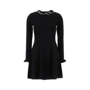 발렌티노 가라바니 미디 원피스 7B3KD13Y9K5 0NA Black