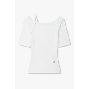 보브 VOV 컷아웃 디테일 골지 티셔츠 (7156240002)