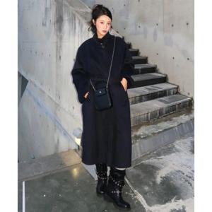 제너럴아이디어 발마칸 싱글 핸드메이드 롱코트 [DARK NAVY] WBE3L10510 383112