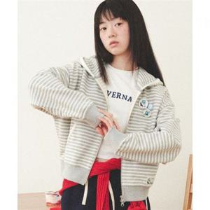 커버낫 [커버낫X하이다나] 플러피독 후드집업 Melange Gray 393494