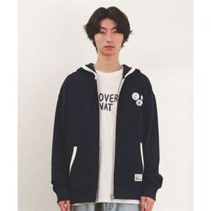 커버낫 [커버낫X하이다나] 플러피독 후드집업 Navy 393496