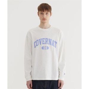 커버낫 슬럽 아치 로고 롱슬리브 White 394088
